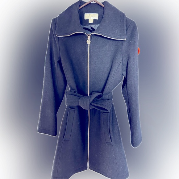 Michael Kors Coat. New with tags. Dark navy blue. - Picture 1 of 12